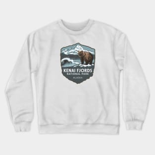 Kenai Fjords National Park Alaska Wildlife Crewneck Sweatshirt